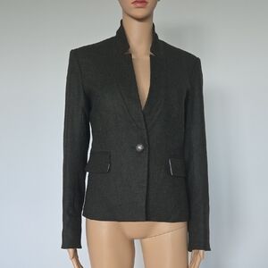Veronica Beard Green Tailored Dickey Blazer 4